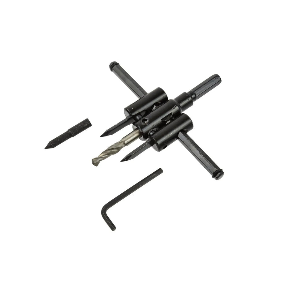 GEKO Verstelbare gatenzaag 30-120mm voor hout en gipsplaat