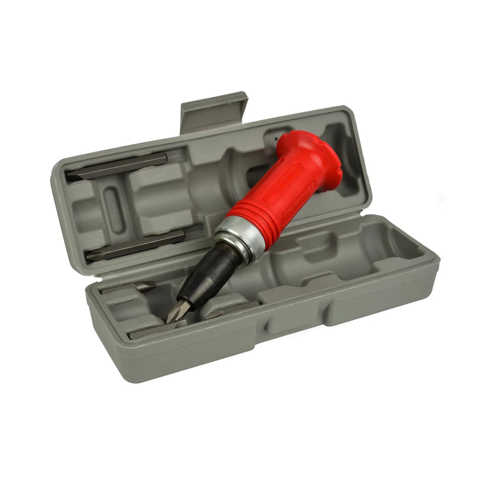 GEKO slagschroevendraaierset 1/2″ met 6 bits – 7-delig