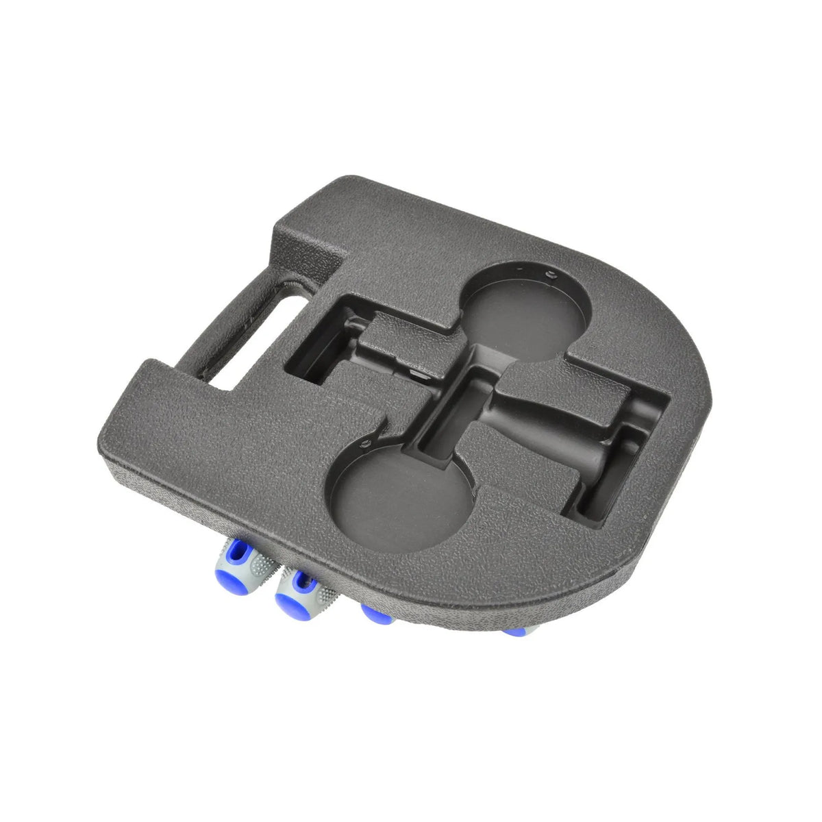 GEKO Schroevendraaierset 10-delig blauw-grijs CrV met ergonomische handgrepen
