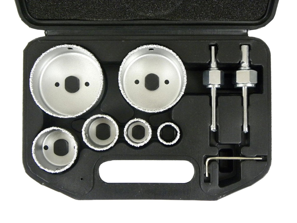GEKO Gatenzaagset Hardmetaal 6-delig 22–73 mm