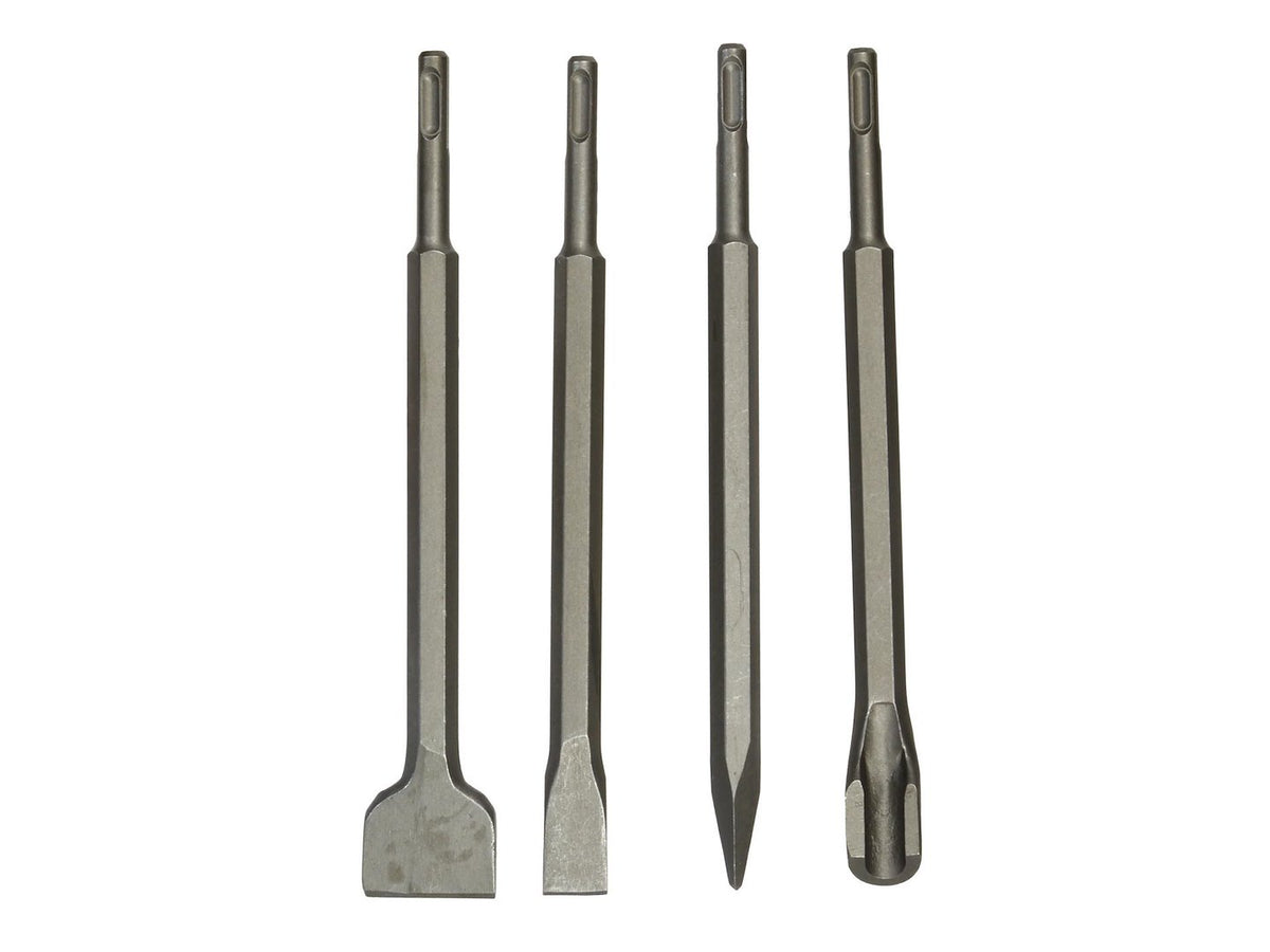 GEKO SDS-Plus Beitelset 4-delig 250 mm