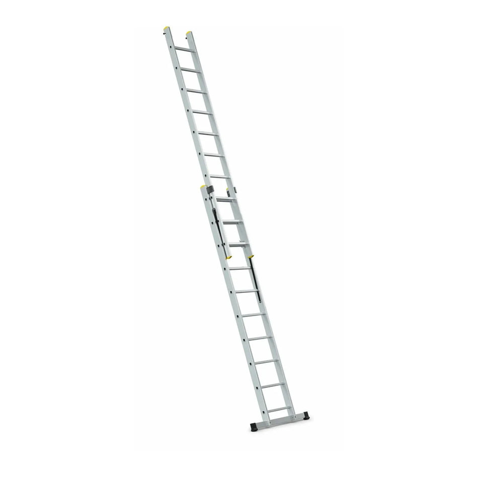 AWTools Aluminium Multifunctionele Ladder 2x10 Treden 150 kg 5,53 m