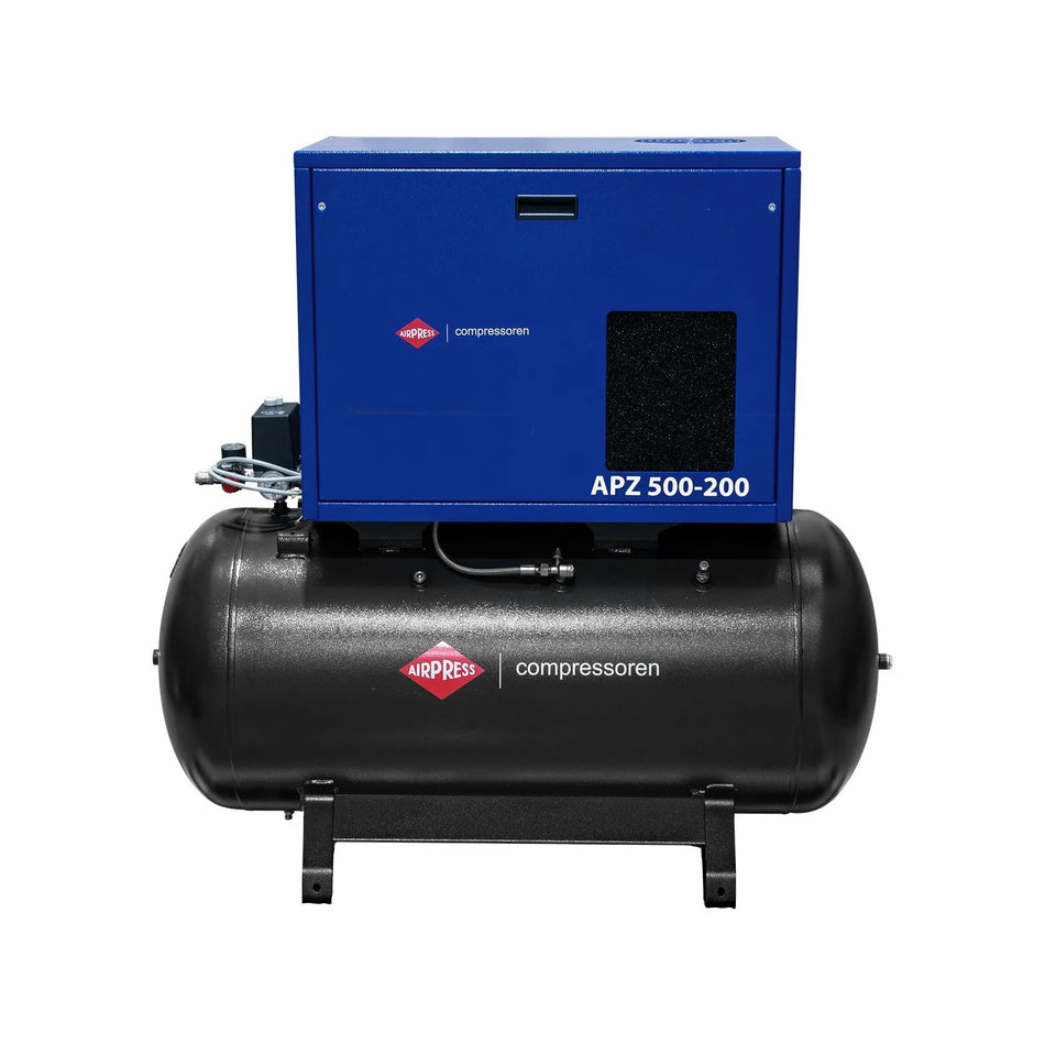 Airpress Stille compressor APZ 500-200 10 bar 4 pk/3 kW 378 l/min 200 l