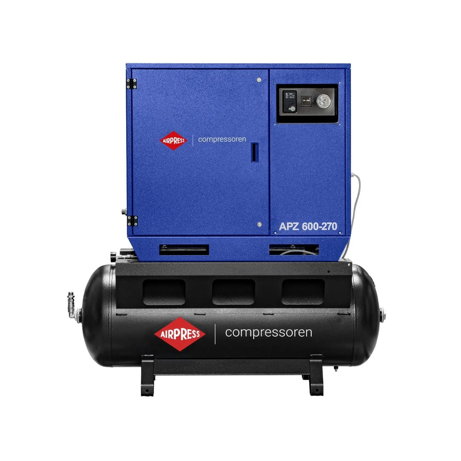 Airpress Stille compressor APZ 600-270 10 bar 5.5 pk/4 kW 465 l/min 270 l