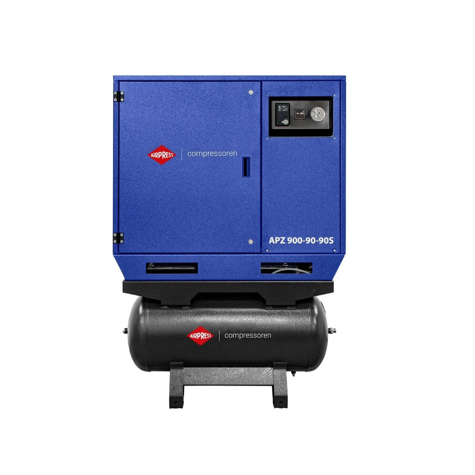 Airpress Stille Compressor APZ 900-90-90S 2x 10 bar 7.5 pk/5.5 kW 611 l/min 90 l