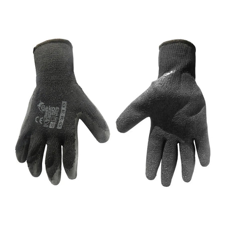 GEKO Werkhandschoenen met gekreukte latex coating maat 10