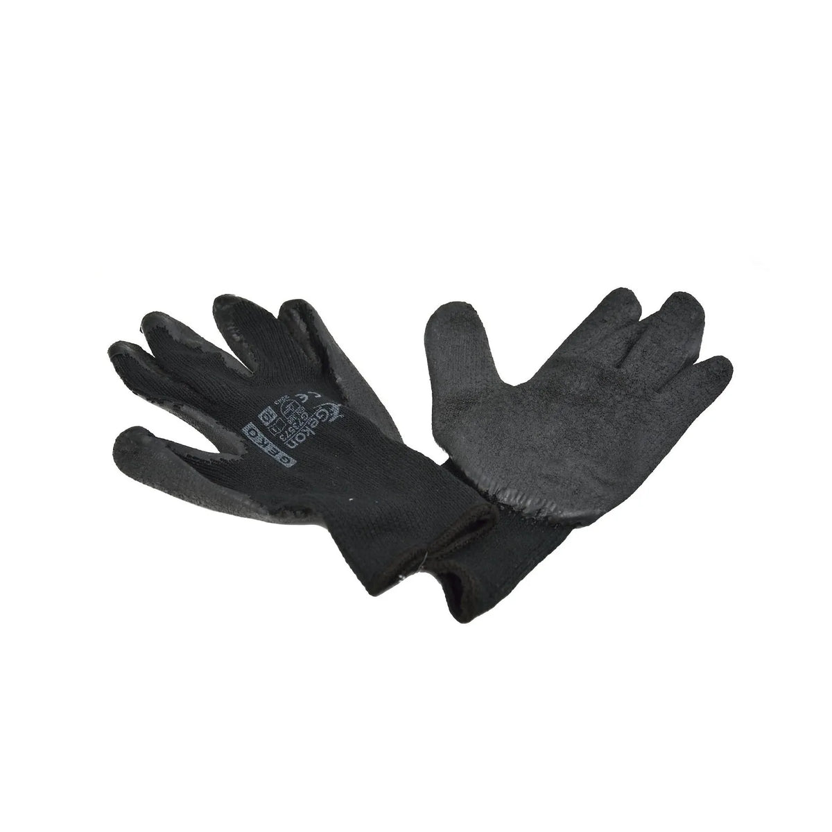 GEKO Werkhandschoenen met gekreukte latex coating maat 10