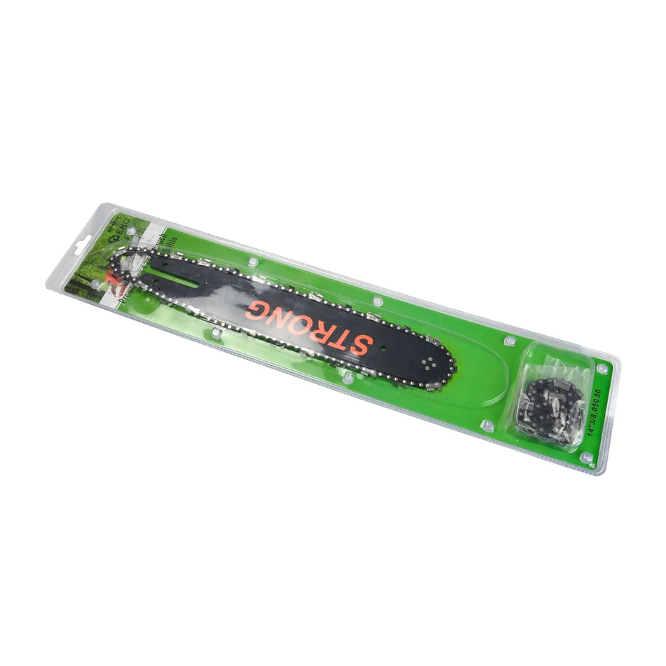 GEKO Kettinggeleider met 2 kettingen voor Stihl 3/8" 14" 50 schakels