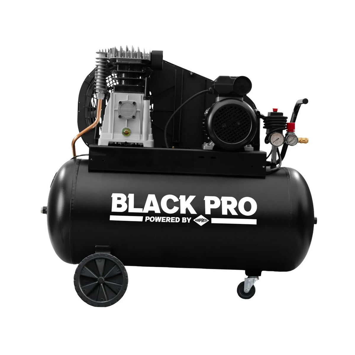 Airpress Compressor Black Pro B3800B/100 CM3 10 bar 3 pk/2.2 kW 390 l/min 90 l