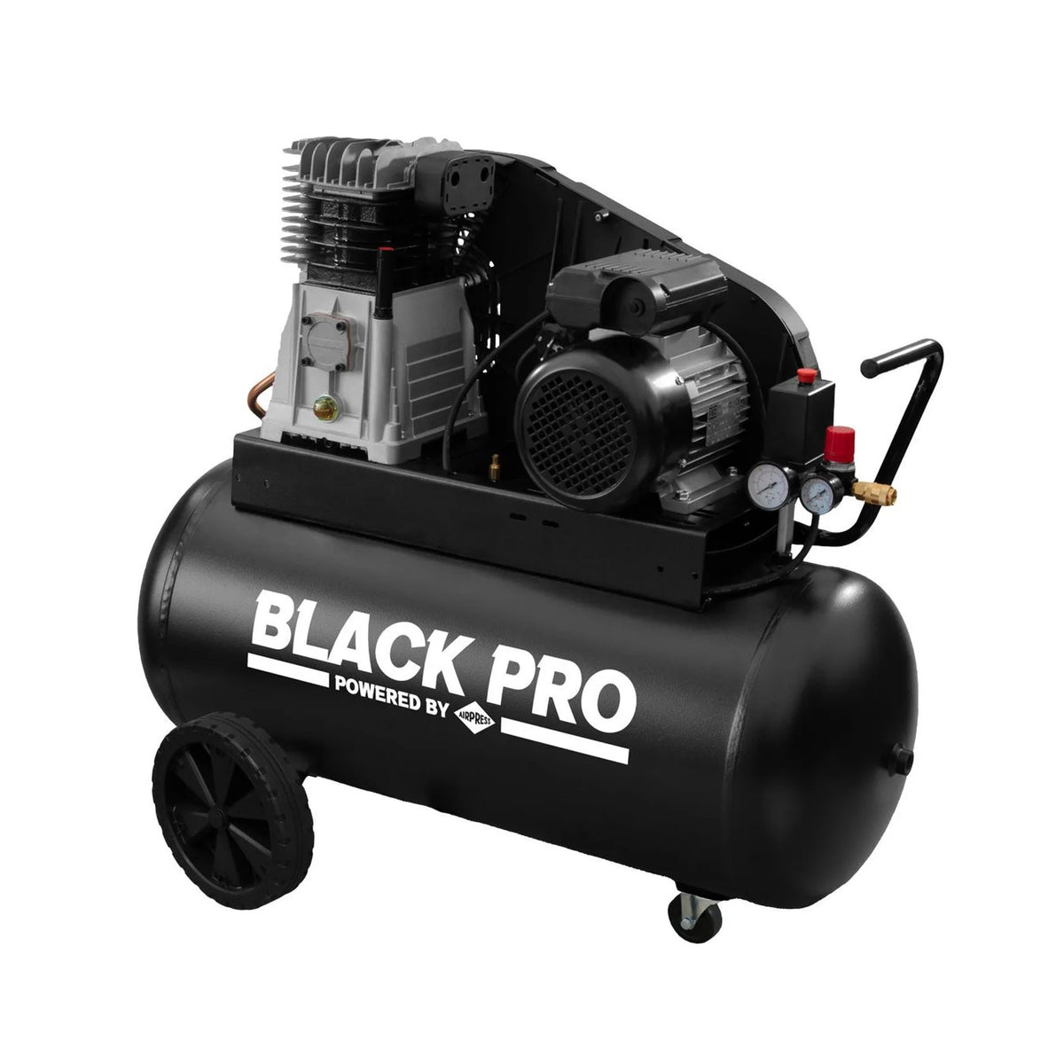 Airpress Compressor Black Pro B3800B/100 CM3 10 bar 3 pk/2.2 kW 390 l/min 90 l