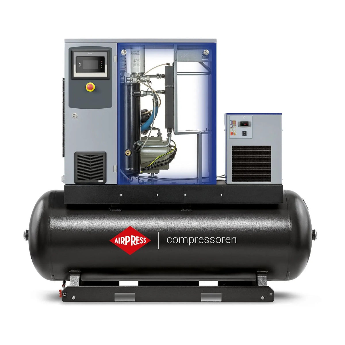 Airpress Schroefcompressor EcoPower Premium 20 Combi Dry PM IVR 13 bar 20 pk/15 kW 672-3000 l/min 500 l