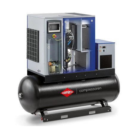 Airpress Schroefcompressor EcoPower Premium 20 Combi Dry PM IVR 13 bar 20 pk/15 kW 672-3000 l/min 500 l