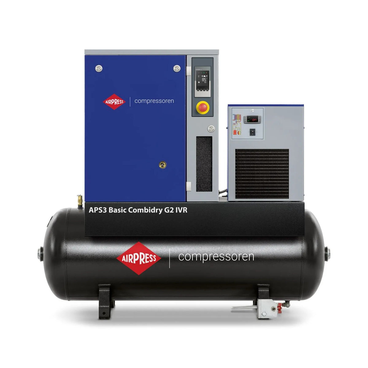 Airpress Schroefcompressor APS 3 Basic G2 M2 Combi Dry 10 bar 3 pk/2.2 kW 294 l/min 200 l