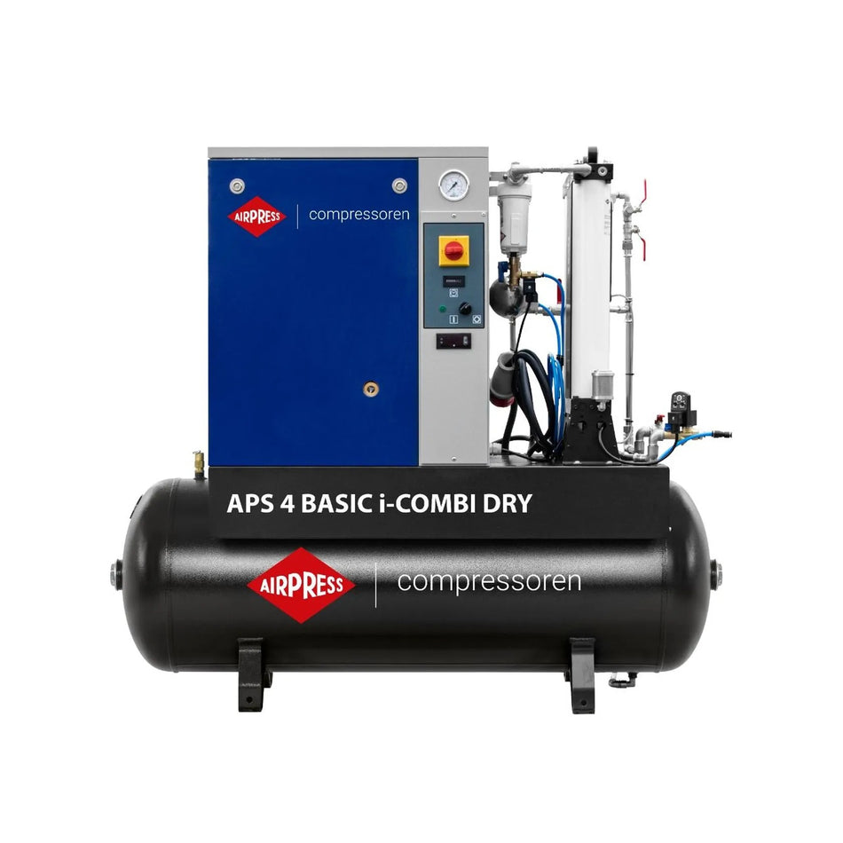 Airpress Schroefcompressor APS 5.5 Basic i-Combi Dry met adsorptiedroger