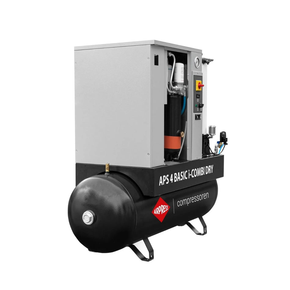 Airpress Schroefcompressor APS 5.5 Basic i-Combi Dry met adsorptiedroger