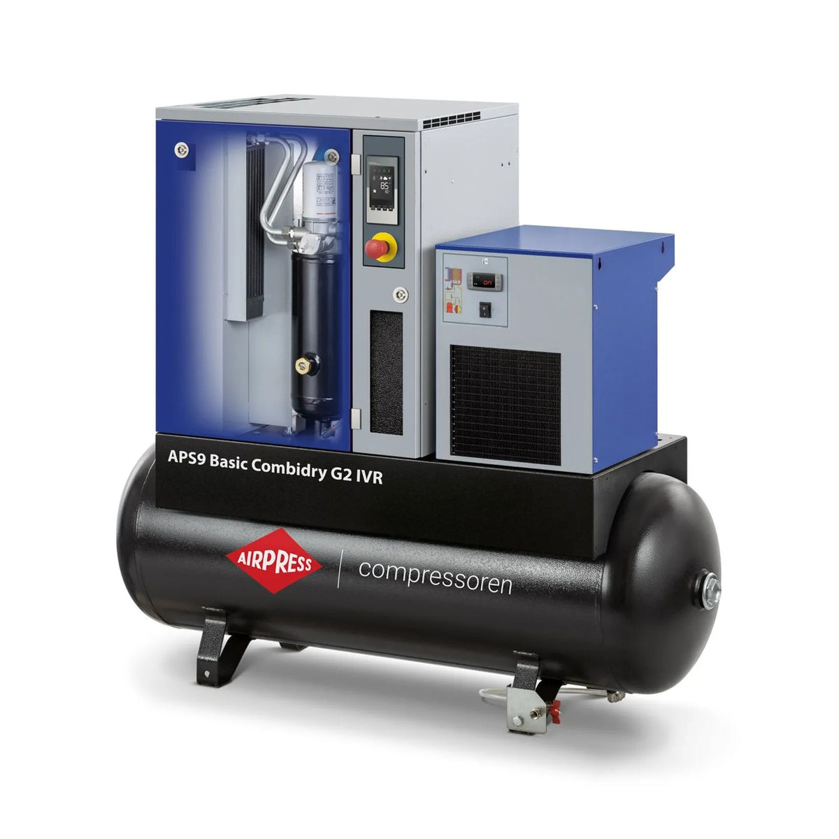 Airpress Schroefcompressor APS 9 Basic Combi Dry G2 IVR 10 bar 10 pk/7.5 kW 200 l