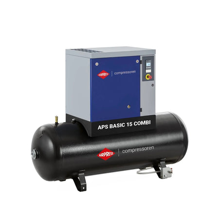 Airpress Schroefcompressor APS 15 Basic Combi 10 bar 15 pk/11 kW 1416 l/min 500 l
