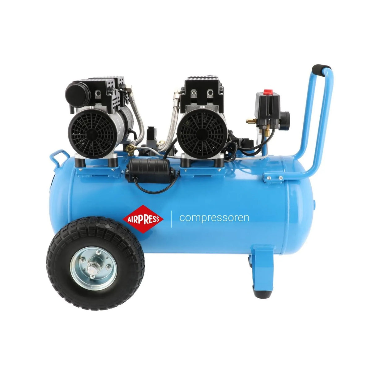 Airpress Stille Olievrije Compressor LMO 50-270 8 bar 2 pk/1.5 kW 185 l/min 50 l