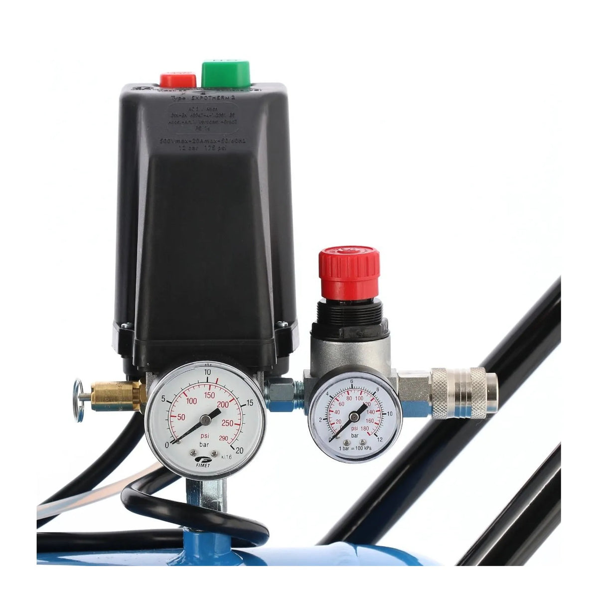 Airpress Compressor KM 100-350 10 bar 2.5 pk/1.8 kW 280 l/min 100 l