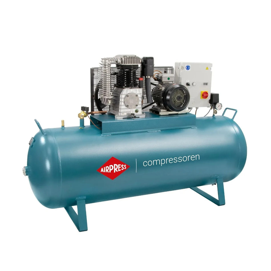 Airpress Compressor K 500-1000S met ster-driehoekschakelaar 14 bar 7.5 pk/5.5 kW 481 l/min 500 l