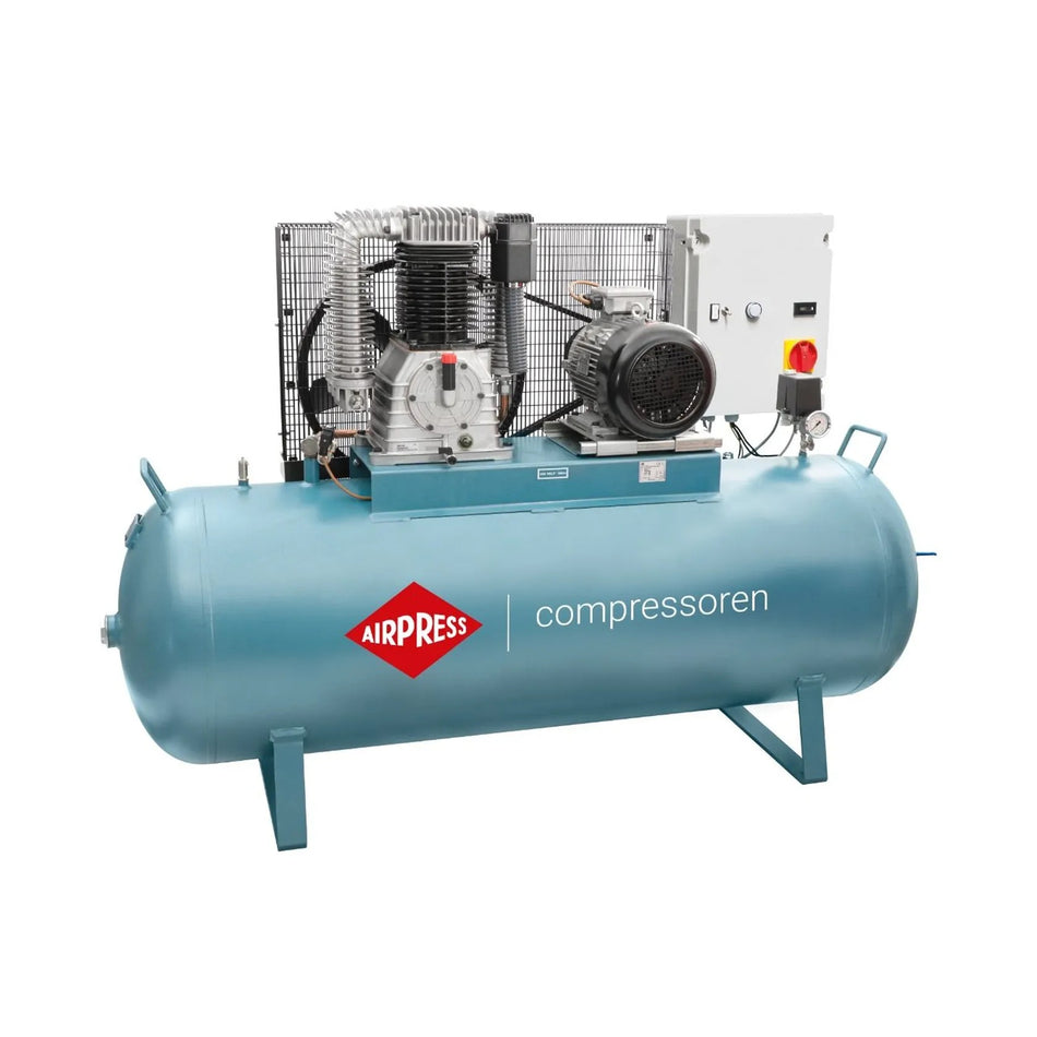 Airpress Compressor K 500-1500S met ster-driehoekschakelaar 14 bar 10 pk/7.5 kW 644 l/min 500 l