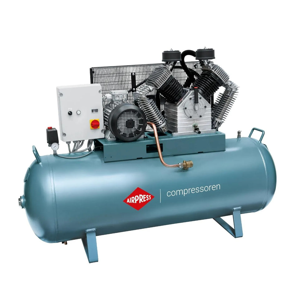 Airpress Compressor K 500-2000S met ster-driehoekschakelaar 14 bar 15 pk/11 kW 803 l/min 500 l