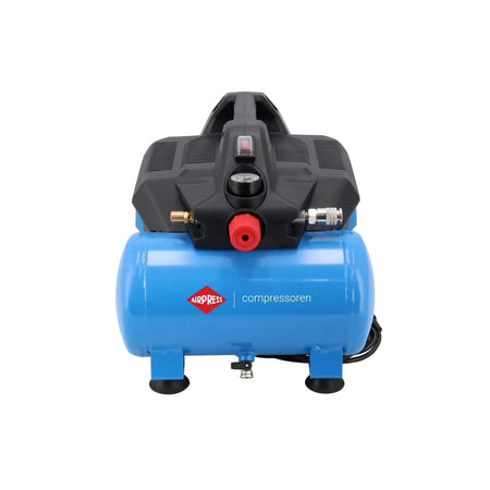 Airpress Stille olievrije compressor LMO 6-126 8 bar 1 pk/0.75 kW 88 l/min 6 l