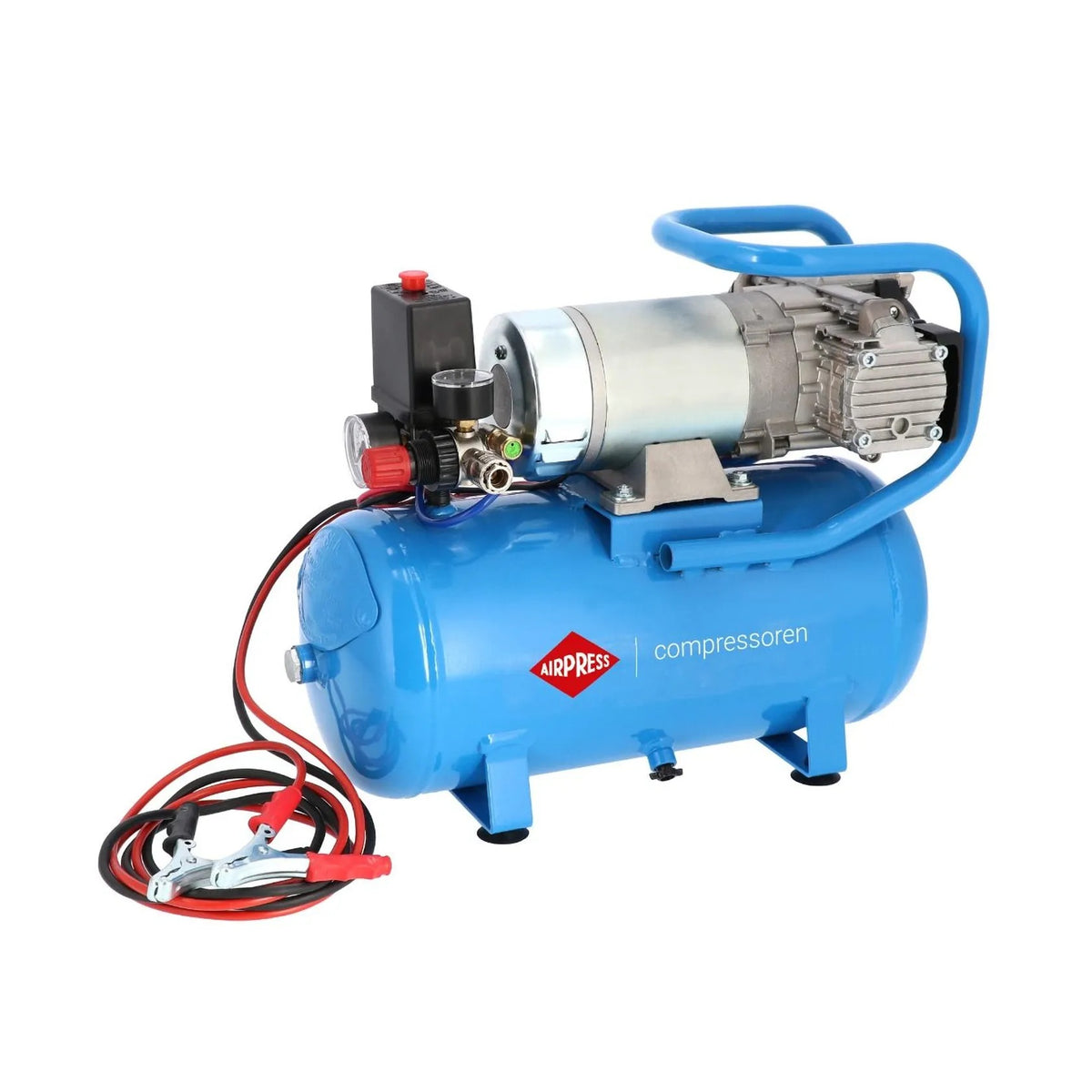 Airpress 24V Stille Olievrije Compressor DC 24-225/15 10 bar 0.75 pk/0.55 kW 180 l/min 15 l