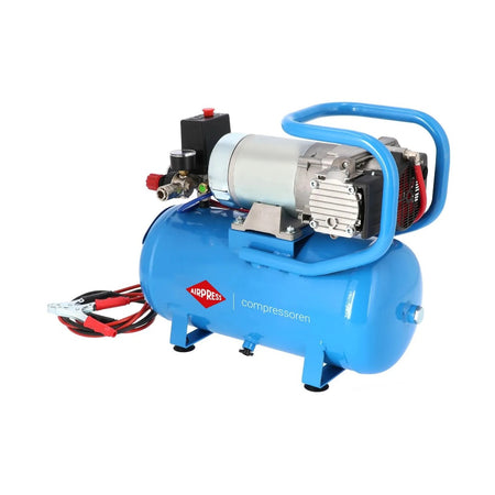 Airpress 24V Stille Olievrije Compressor DC 24-225/15 10 bar 0.75 pk/0.55 kW 180 l/min 15 l
