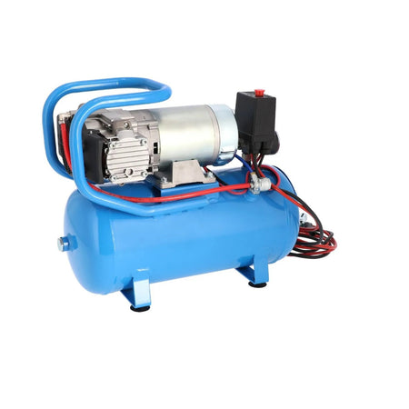 Airpress 24V Stille Olievrije Compressor DC 24-225/15 10 bar 0.75 pk/0.55 kW 180 l/min 15 l