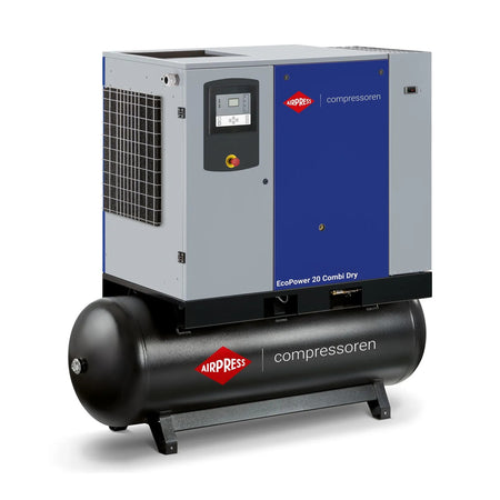 Airpress Schroefcompressor EcoPower 20D Combi Dry 10 bar 20 pk/15 kW 2268 l/min 500 l