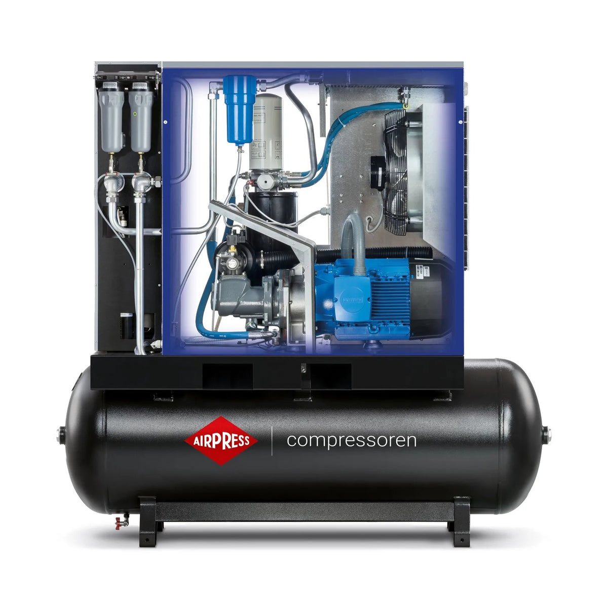 Airpress Schroefcompressor EcoPower 20D Combi Dry 10 bar 20 pk/15 kW 2268 l/min 500 l