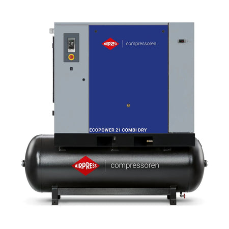 Airpress Schroefcompressor EcoPower 20B Combi Dry 10 bar 20 pk/ 15 kW 2310 l/min 500 l