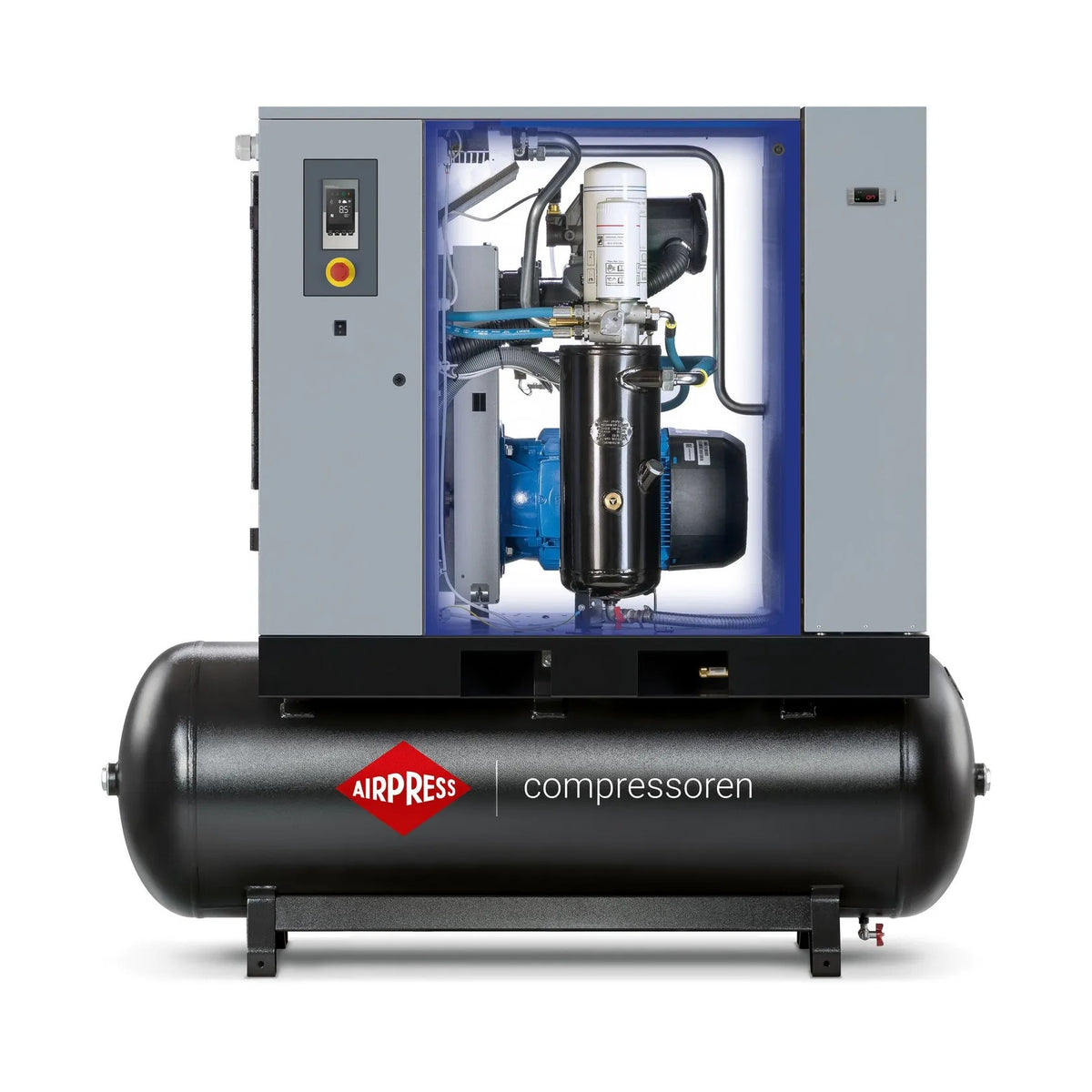 Airpress Schroefcompressor EcoPower 20B Combi Dry 10 bar 20 pk/ 15 kW 2310 l/min 500 l