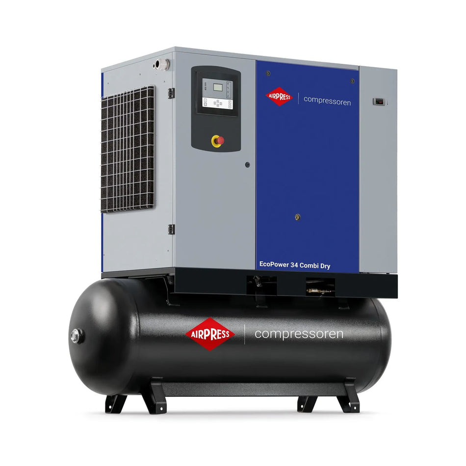 Airpress Schroefcompressor EcoPower 35D Combi Dry 10 bar 35 pk/26 kW 3726 l/min 500 l