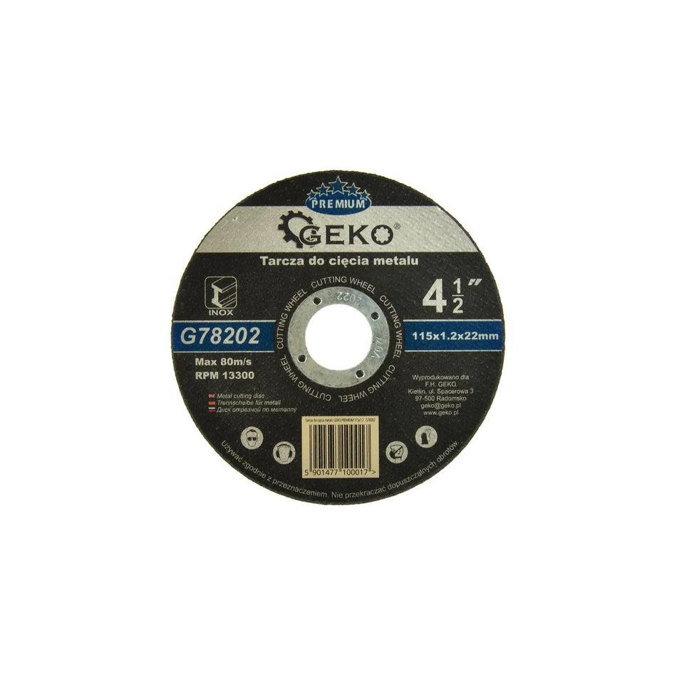 GEKO Metaalzaagblad Premium 115x1,2x22,2mm