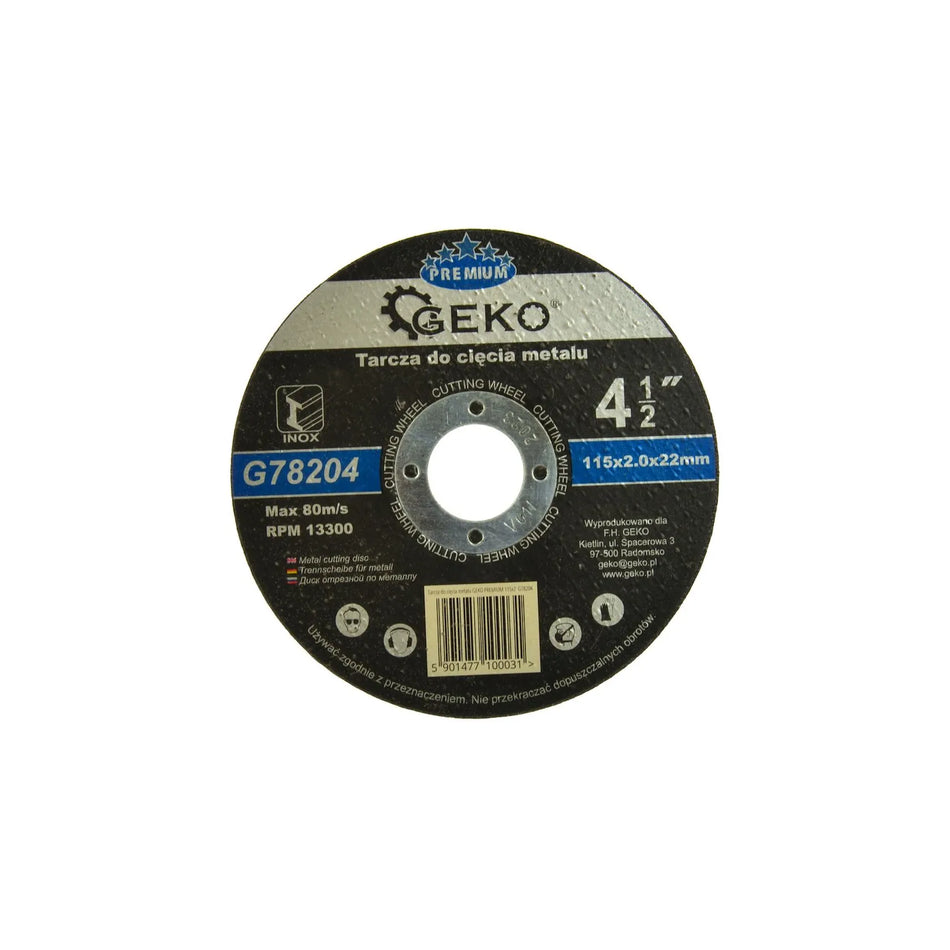 GEKO Metaalzaagblad Premium 115x2x22,2mm