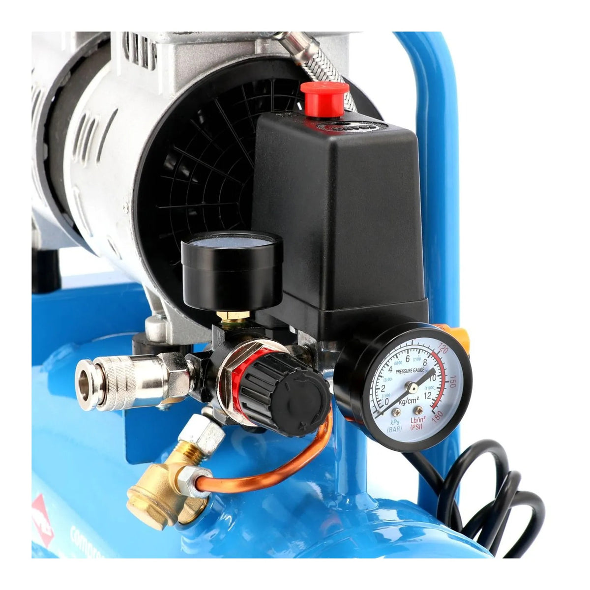 Airpress Stille Olievrije Compressor L 6-105 8 bar 0.6 pk/0.45 kW 48 l/min 6 l
