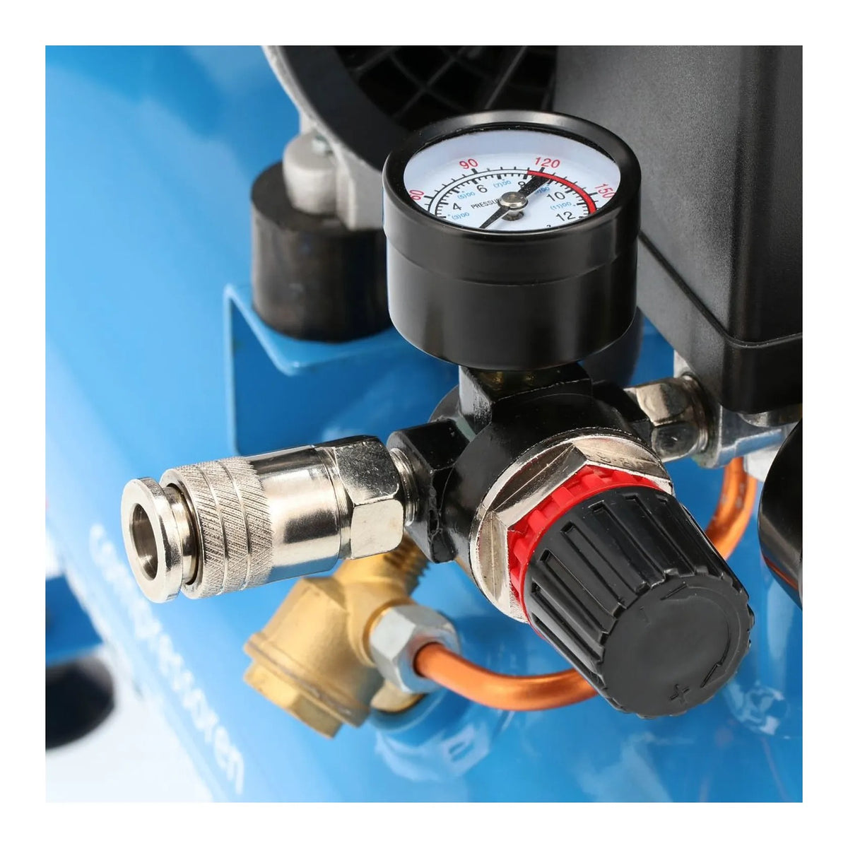Airpress Stille Olievrije Compressor L 6-105 8 bar 0.6 pk/0.45 kW 48 l/min 6 l