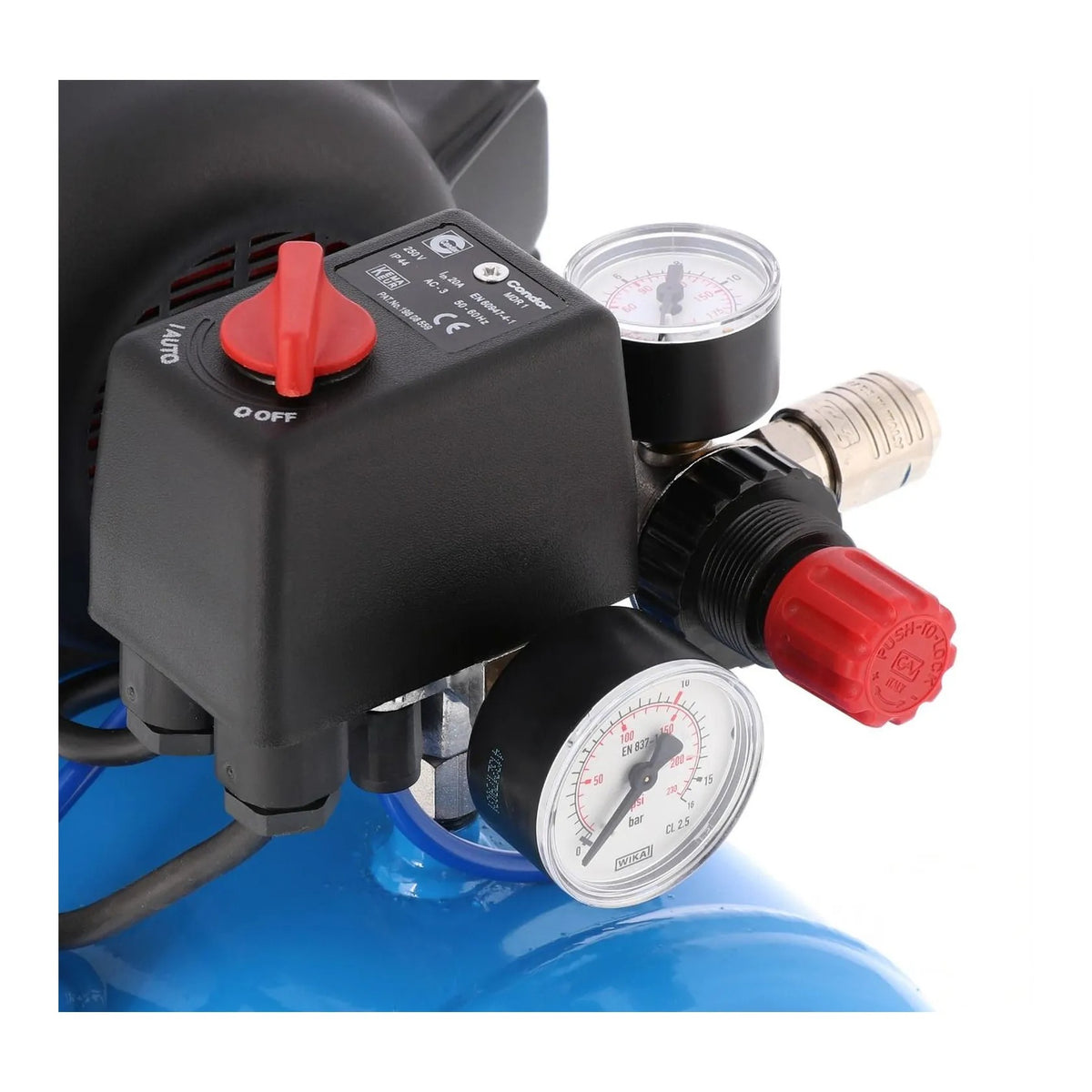 Airpress Stille Olievrije Compressor LMO 15-210 10 bar 0.75 pk/0.55 kW 125 l/min 15 l