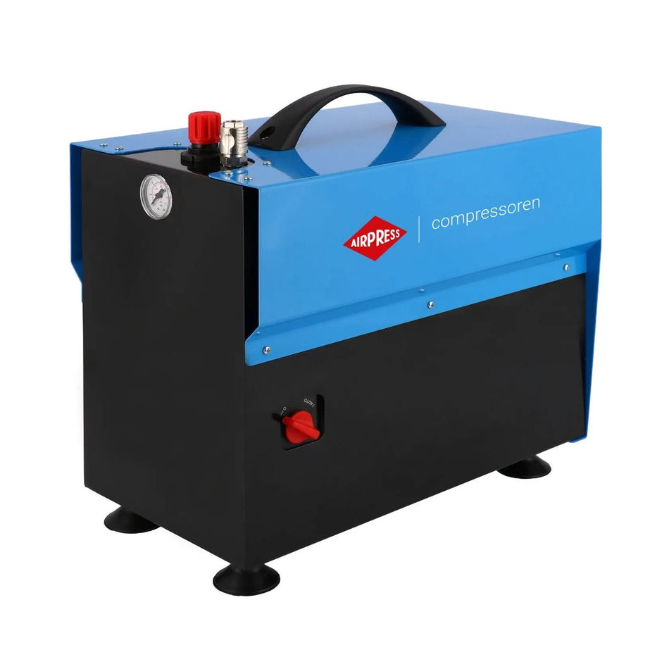 Airpress Stille Olievrije Compressor LMO 5-210 10 bar 0.75 pk/0.55 kW 168 l/min 5 l