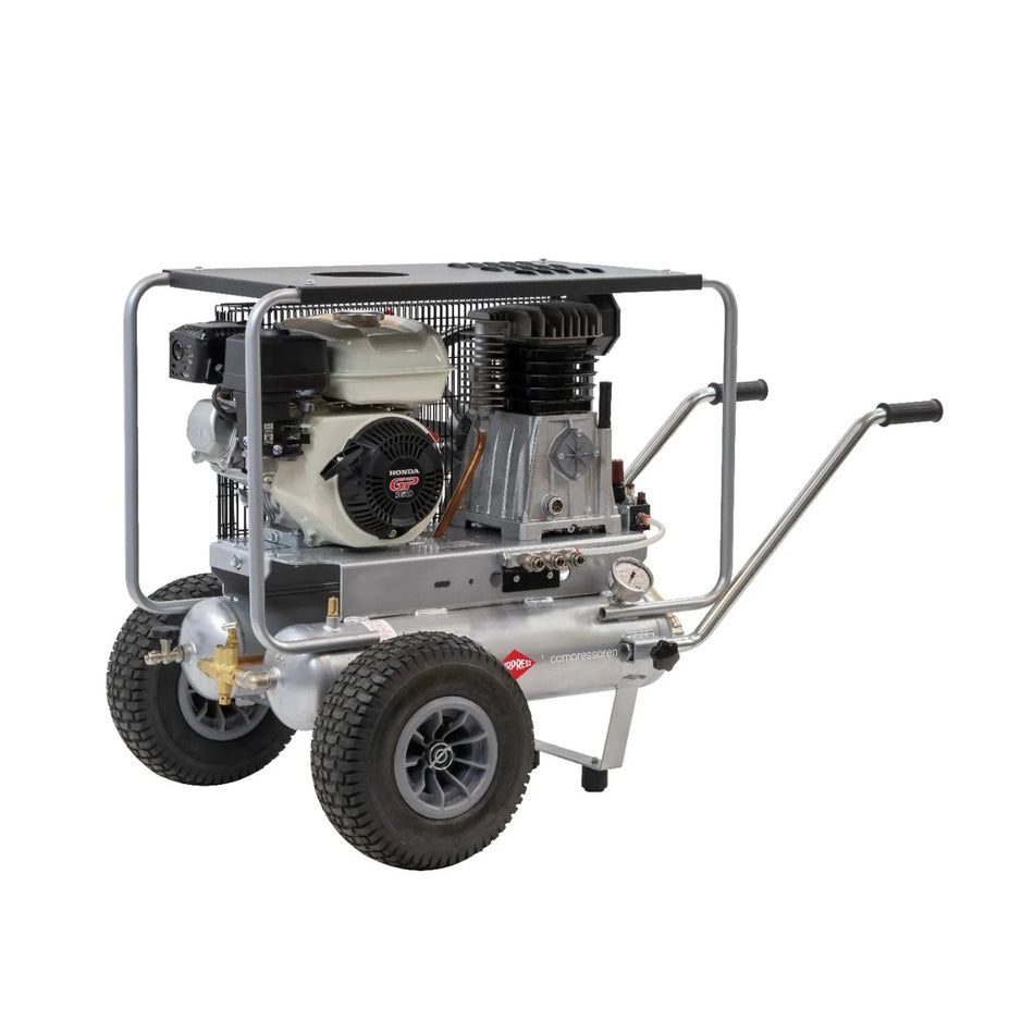 Airpress Compressor BM 11+11-330 2x11 l met Honda GX160 motor 10 bar 4.8 pk/3.6 kW 247 l/min
