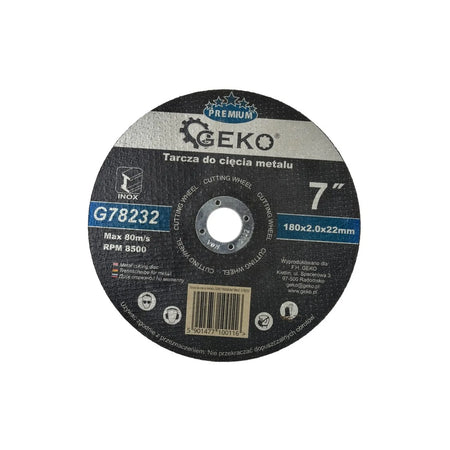 GEKO Metaaldoorslijpschijf Premium 180x2x22,2mm