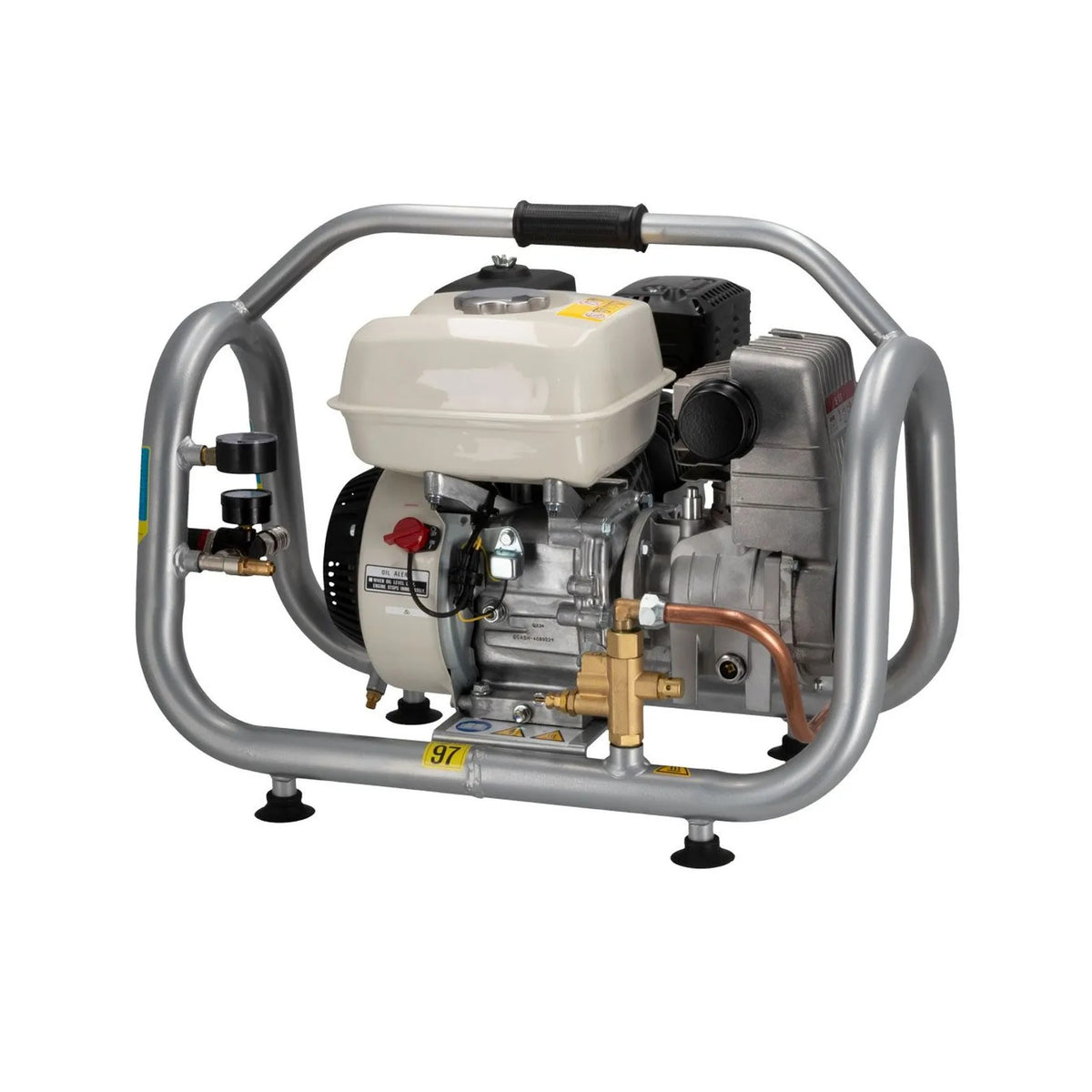 Airpress Draagbare benzinecompressor BM 2.5-275 (HONDA GP160) 10 bar 4.8 pk/3.6 kW 147 l/min 2.5 l