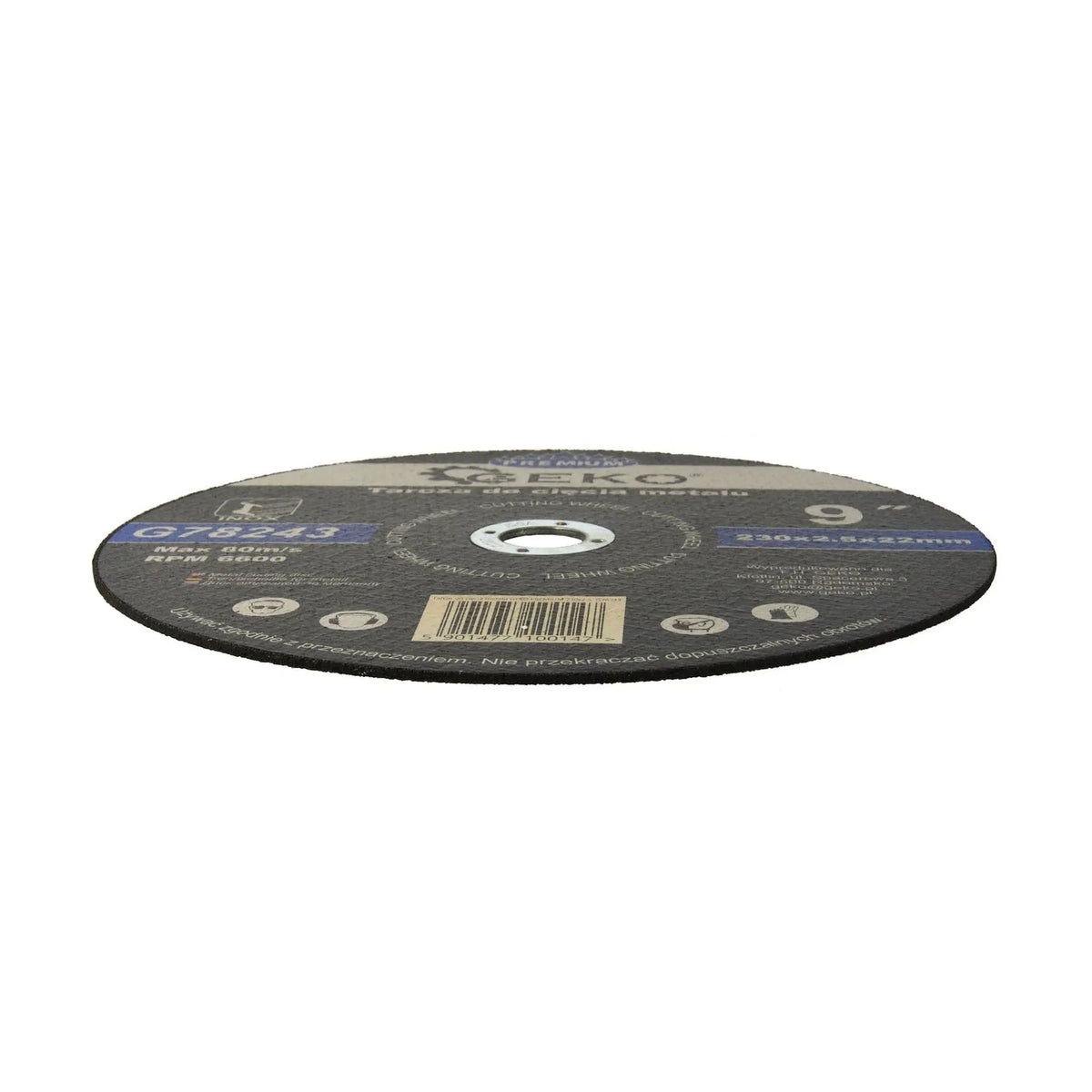 GEKO Metaaldoorslijpschijf Premium 230x2,5x22,2mm