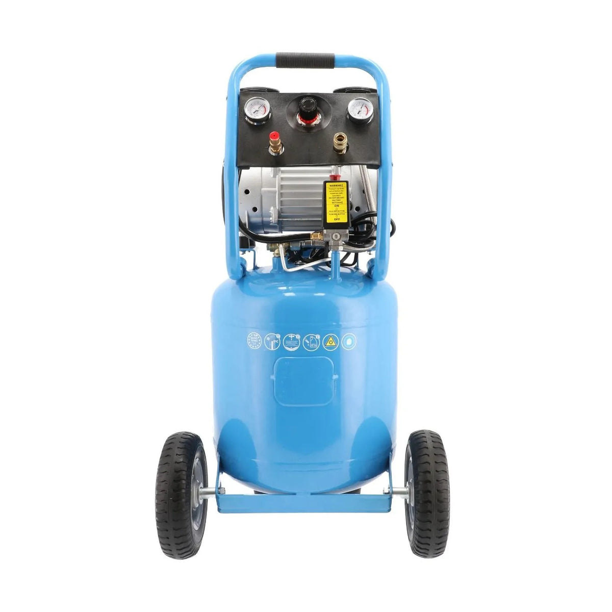 Airpress Stille olievrije staande compressor LMVO 40-250 8 bar 2 pk/1.5 kW 150 l/min 38 l