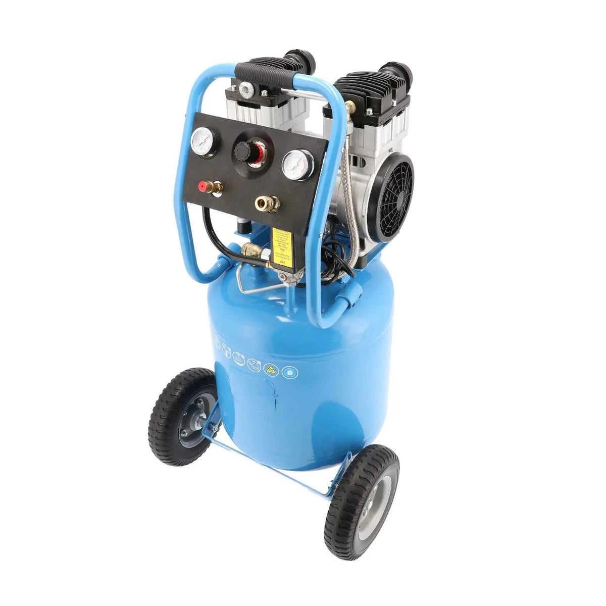 Airpress Stille olievrije staande compressor LMVO 40-250 8 bar 2 pk/1.5 kW 150 l/min 38 l