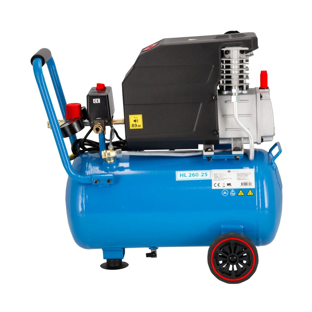 Airpress Compressor HL 260-25 8 bar 2 pk/1.5 kW 206 l/min 24 l