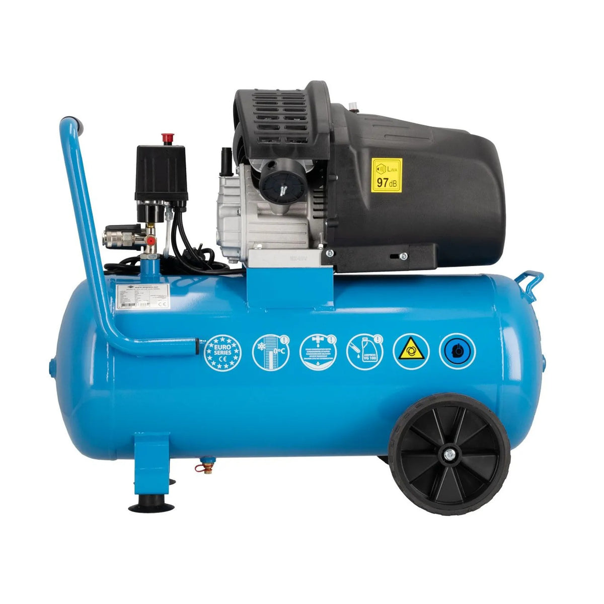 Airpress Compressor HL 425-50 met accessoires 8 bar 3 pk/2.2 kW 280 l/min 50 l