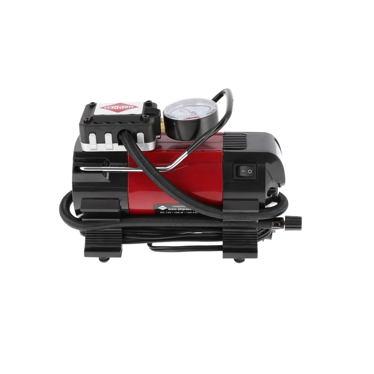 Airpress Mini olievrij compressor 12V 7 bar 27 l/min